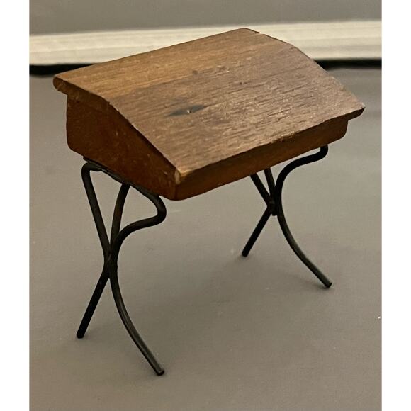 Dollhouse Miniature Wooden Furniture Mix Grandfather Clock Desk Rockers Lot - Picture 7 of 16